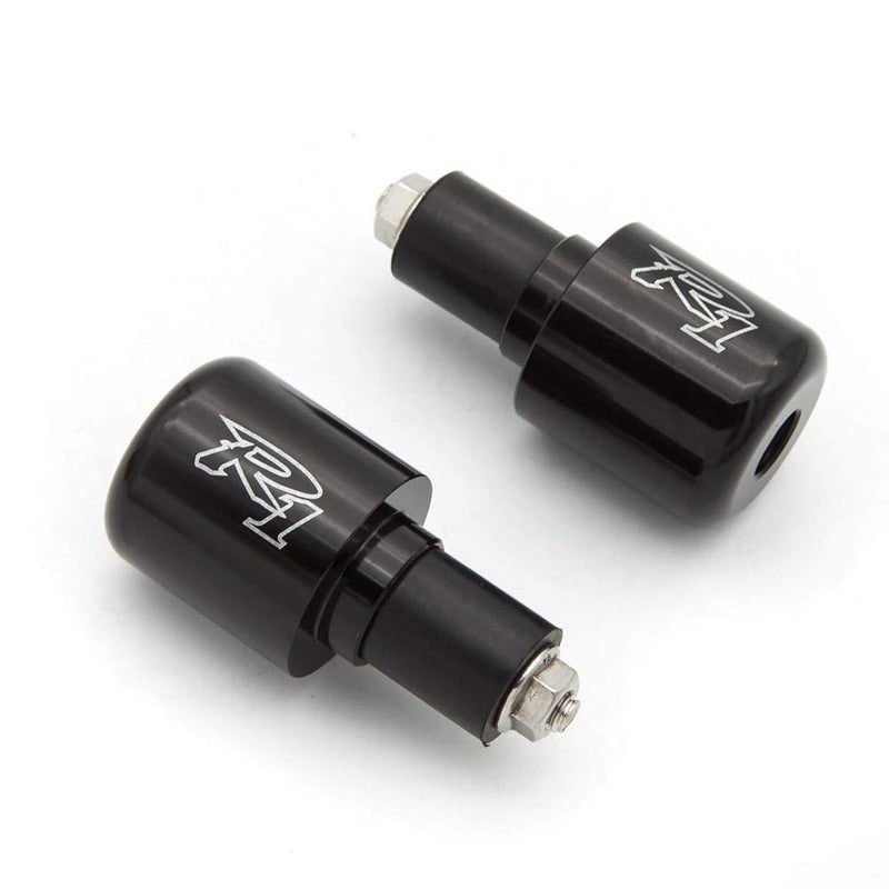 PROCNC Motorcycle Handlebar Handle Bar Ends Plug Slider Fit for Yamaha YZF R1 1998 1999 2000 2001 2002 2003 2004 2005 2006 2007 2008 2009 2010 2011 2012 2013 2014 2015 2016 (Black) - Image 1